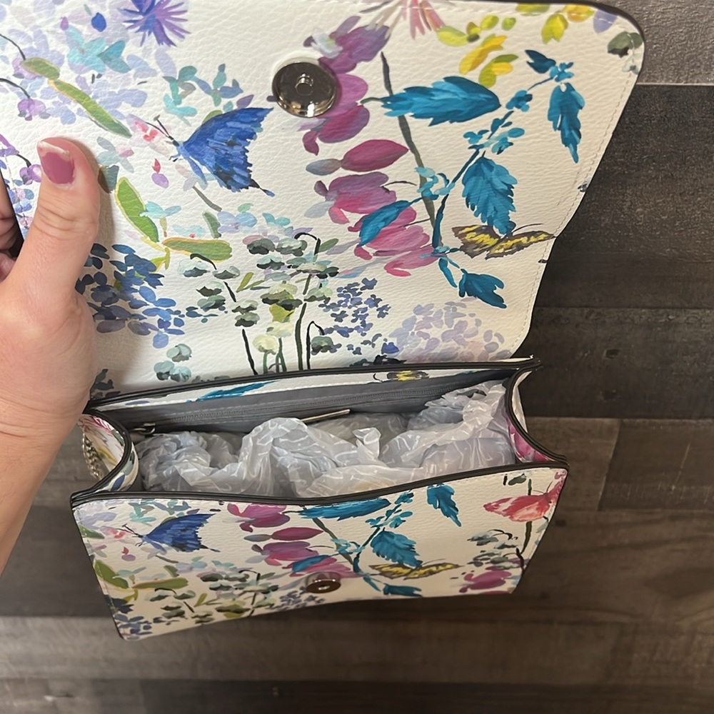 New 2 Piece INC Garden Floral Purses - Picture 6 of 7